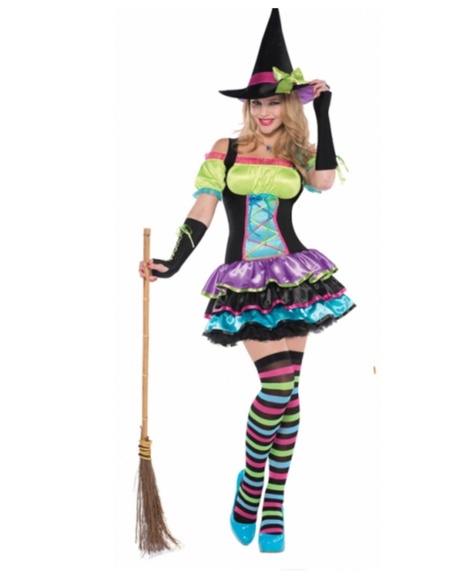 Party City Other - Pop Neon Sexy Witch Costume Size XL
